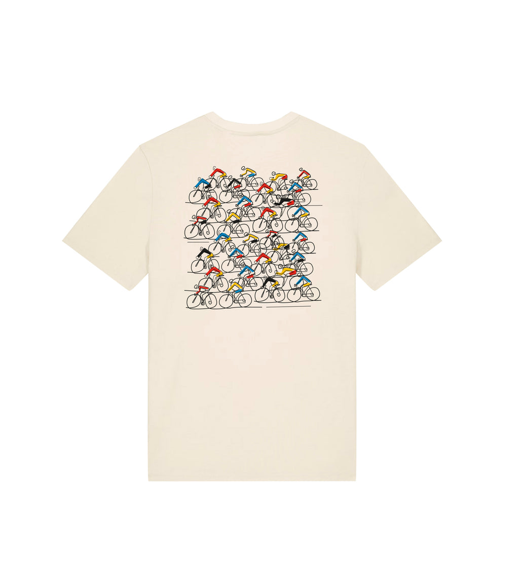 T-Shirt PELOTON MULTICOLOR back 